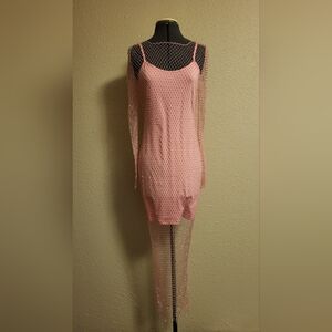 NWT Endless Rose Pink Embellishment Mini Dress Size Small